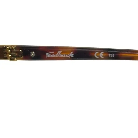 NEW Oakley feedback Polished Gold Tort POLARIZED Galaxy sunglasses - Picture 6 of 8